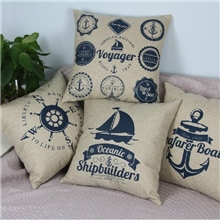 厂家直销航海系列棉麻抱枕地中海系列水手靠垫/清新简约宜家风
