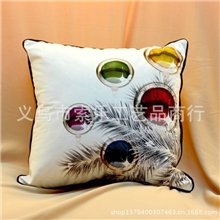 厂家直供孔雀创意抱枕靠枕时尚家居全网最低价最好的产品索乐