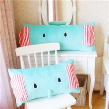 批发团购小象大号双人枕34抱枕靠垫抱枕大象小号可拆洗批发