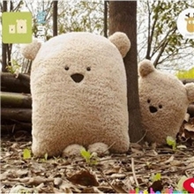 批发团购可爱大脸方熊抱枕方熊抱枕靠垫/午休枕/毛绒玩具