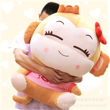 结婚礼品婚庆礼物毛绒玩具情侣悠嘻猴公仔厂家直销一件代发招代理