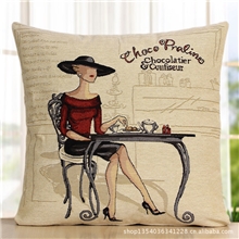 外贸针织垫可爱卡通午睡汽车靠垫办公室床头垫抱枕批发010