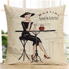 混批欧式沙发垫抱枕靠枕汽车办公室腰垫床头垫靠垫外贸时尚014