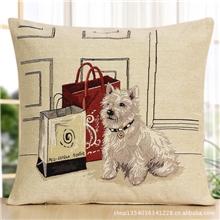 卡通狗狗沙发办公室靠垫靠枕车靠床头垫枕套抱枕批发009