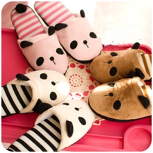 人气熊猫拖毛绒家居拖鞋室内拖鞋毛绒拖鞋地板拖棉拖鞋棉拖