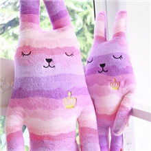 2012梨花浪漫粉紫波浪系列accent梨花公仔抱枕腰靠颈枕坐垫