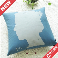 queenlady皇后图案抱枕套最新设计六月新品厂家供应批发抱枕