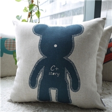 2013年新款日韩棉麻系列卡通暴力熊抱枕混批