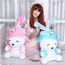 厂家直销毛绒玩具批发流氓兔公仔情侣兔大号生日礼物现货