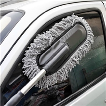 汽车伸缩扁蜡刷车用纳米纤维蜡拖洗车掸子除尘刷汽车清洁用品