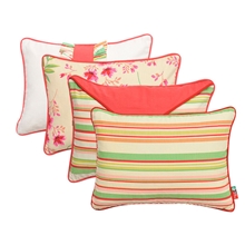 家居方形抱枕创意家居条纹花朵布艺靠枕靠垫时尚抱枕批发抱枕