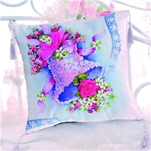 彩印新品丝带绣抱枕风铃批发