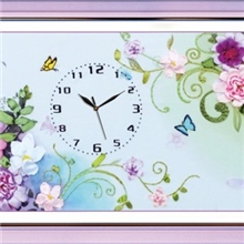 丝带绣批发厂家立体绣线非成品丝带绣幸福相约非十字绣布彩印