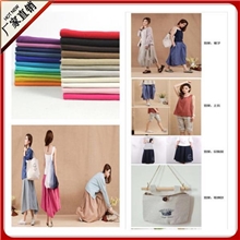 超多韩单87个颜色DIY料面料衣服款素麻布/纯色亚麻面料麻布面料