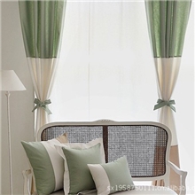 供应色织窗帘面料地中海风格【企业集采】