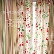 樱花帆布条纹厂家直销布艺家居桌布台布靠垫批发