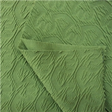 涤棉女装面料韩国花型提花空气层夹棉现货供应门幅1.55米