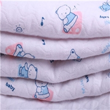【现货供应】全棉保暖内衣提花空气层夹棉宝宝专用加厚卡通印花