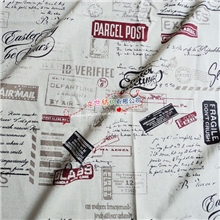 批发特价外单棉麻自由空间优质亚麻布鞋子包包家纺印花