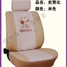 卡通汽车座套批发，订做加工，米色黑色，混批，一套起批