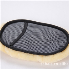 正品100%纯羊毛高档羊毛洗车手套羊毛洗车刷洗车熊掌、专业