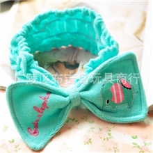 忧伤马戏团超萌薄荷小象大象束发带可爱卡通大蝴蝶结束发带