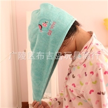 忧伤马戏团薄荷色小象卡通可爱大象吸水干发帽