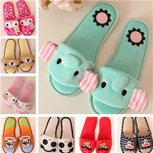 卡通可爱鱼嘴拖鞋露趾家居拖鞋kitty马戏团小象美乐蒂多款