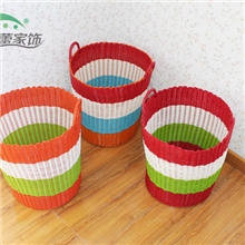 圆形双耳编织脏衣篮藤编收纳筐大号洗衣篮储物篮购物篮