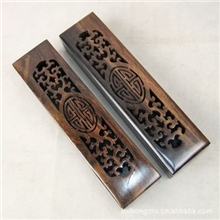 越南鸡翅木婚庆喜庆多用喜镂空筷子盒线香盒塔香盒熏香盒