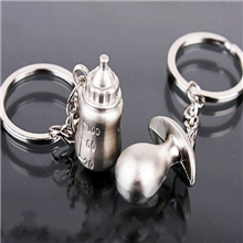 奶瓶奶嘴钥匙扣厂家直销情侣钥匙扣礼品首选