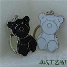 2012新款义乌厂家直销狗熊情侣钥匙扣创意钥匙扣可定制LOGO