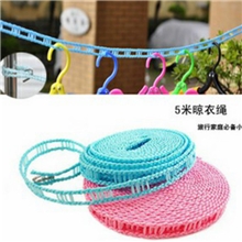 防滑晾晒防风晾衣绳晒衣绳梯形栅栏式挂衣绳创意挂衣绳5米B2-03