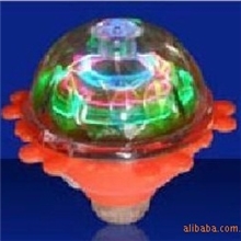 新奇特玩具批发发光陀螺闪光玩具惯性闪光陀螺摩擦陀螺30