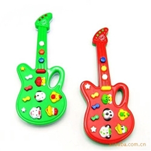 新奇特玩具批发批发实用电子音乐吉他带12首童谣儿童音乐玩具5