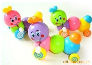 新奇特玩具批发七彩上链毛毛虫色彩艳丽小商品小额混批发-32