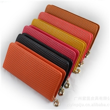 厂家供应女士长款牛皮单拉钱包皮夹女手包女钱包钱包批发