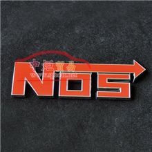 ST*NOS氮气加速车标立体车贴改装标