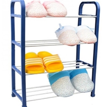 四层简易收纳鞋架DIY组合鞋架塑料鞋柜置物架创意鞋架