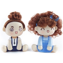 正品摩斯娃娃高品质原版搪胶摇头摩丝娃娃弹簧公仔