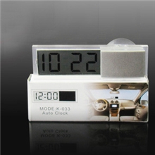 汽车用品批发新品上架车载电子时钟吸盘式电子时钟K-033