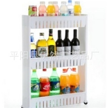 夹缝整理收纳架缝隙收纳柜可移动置物车厨房浴室置物架