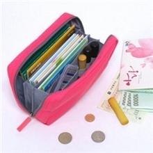 韩国多功能帆布存折包/化妆包/数码包