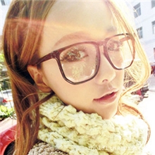 复古黑框眼镜框非主流大框豹纹眼睛框眼镜架潮男女批发Y26