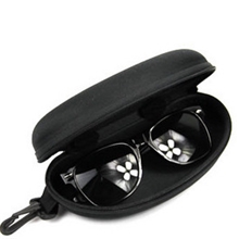 『有品无牌』旅行必备简约黑色抗压眼镜盒眼镜布批发