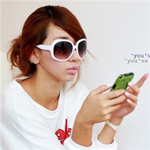 【158-86】厂家直销优质蛤蟆镜复古大框希尔顿太阳镜防紫外线墨镜