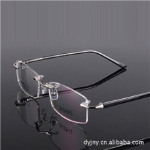 9.41136时尚男女金属板材无框近视框架眼镜眼镜框眼镜批发