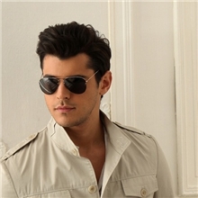 金属太阳镜蛤蟆太阳镜批发3460一副三镜片男士女士偏光太阳镜