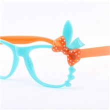 8943可爱儿童框架眼镜个性兔子儿童眼镜