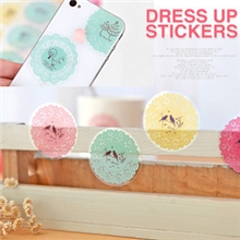 ZT140爆款韩国文具批发可爱小清新蕾丝封口贴DIY透明多功能贴纸